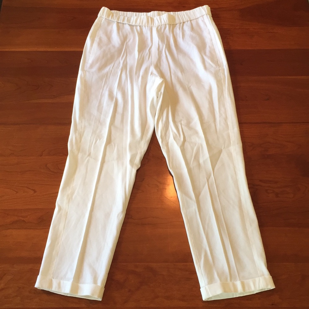J Jill Linen Stretch Pants Size 12